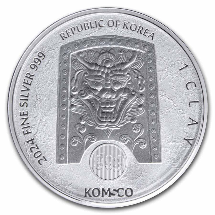 【空瓶】双虹2024 2024 South Korea 1 oz Silver ZI:SIN Draco BU | eBay